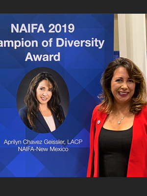 Aprilyn Chavez-Geissler - 2019 Diversity Champion (image)